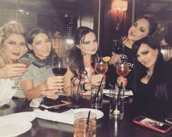 Ana Patricia Rojo consuming alcohol